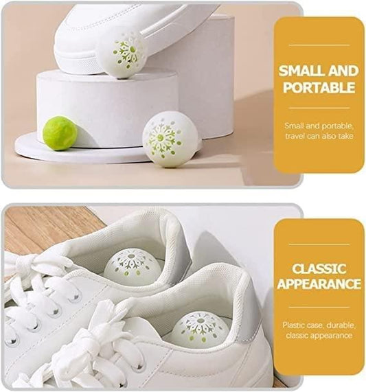 6 Pcs Aroma Deodorizer Air Freshener Balls for Refreshing Sneakers, Shoes, Gym Bags, Lockers