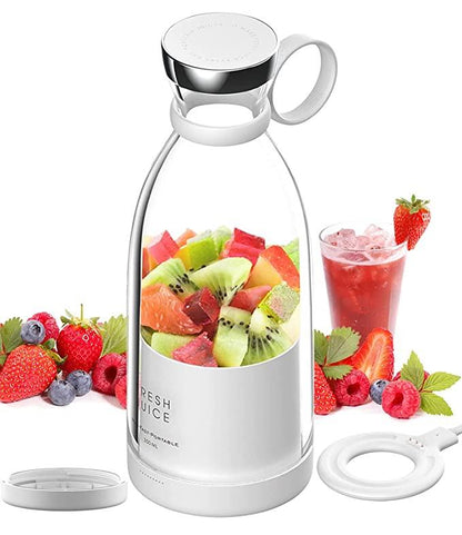 Portable Blender Juicer, Wireless Charging Mini Blender 400ml