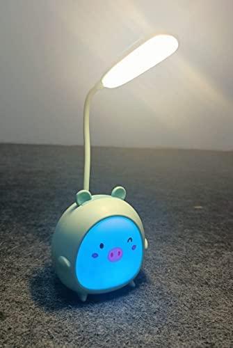 LED Cute Kids Desk Cartoon Lamp - Rechargeable, Pack of 1