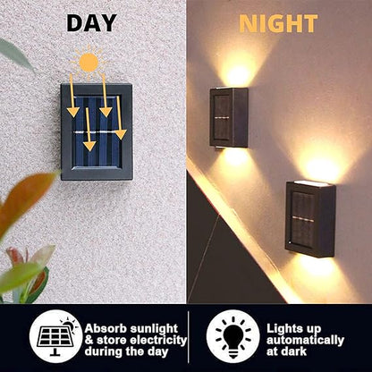 Solar Light Outdoor Wall Light - Energy-Efficient, Weatherproof, Easy Installation