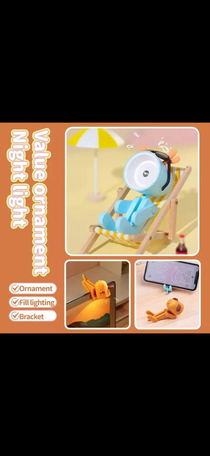 Wooden Mini Dog Night Light - LED Battery Powered