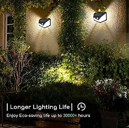 Solar Motion Sensor Security Light - 100 LED, Waterproof, Energy Efficient