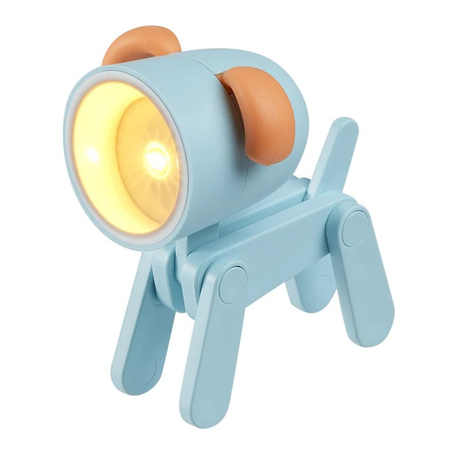 Wooden Mini Dog Night Light - LED Battery Powered